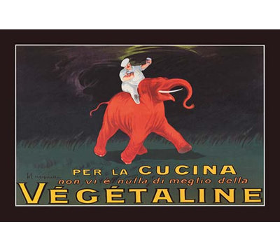 Vegetaline-per la cucina par leonetto, cappiello affiche affiche rétro