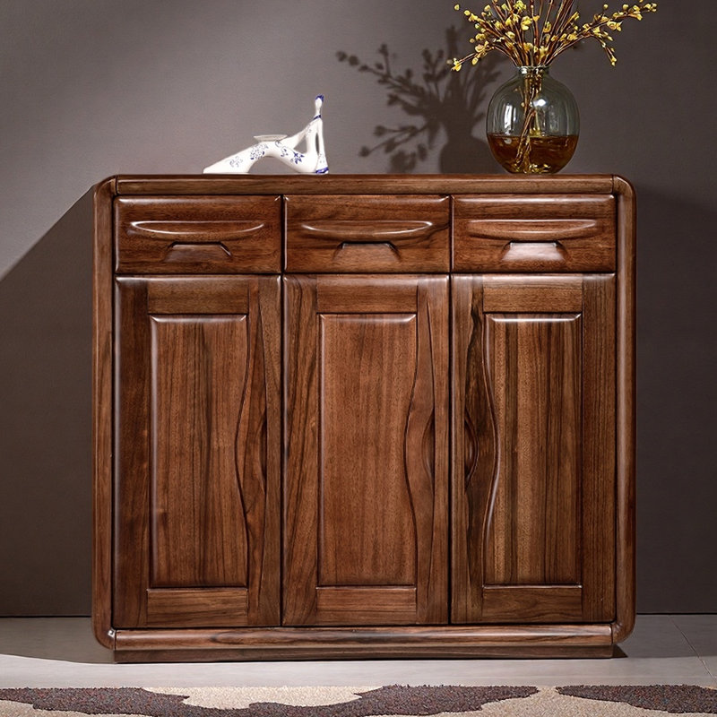 Retro large storage shoe cabinet