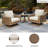 Danny Swivel Wicker Outdoor Lounge Chair