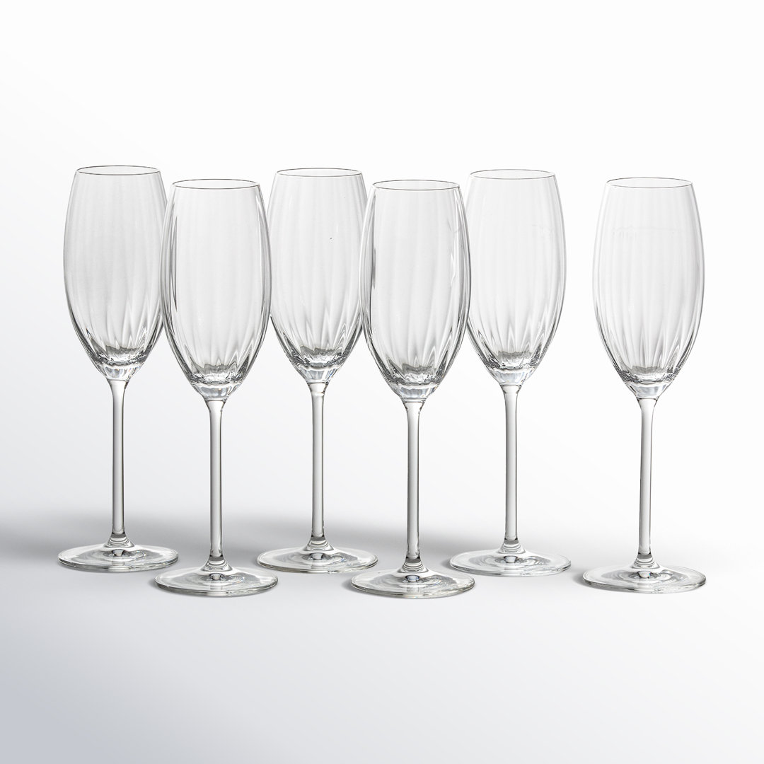 Prizma Champagne 9.7 oz. Lead Free Crystal Flute (Set of 6) Zwiesel Glas