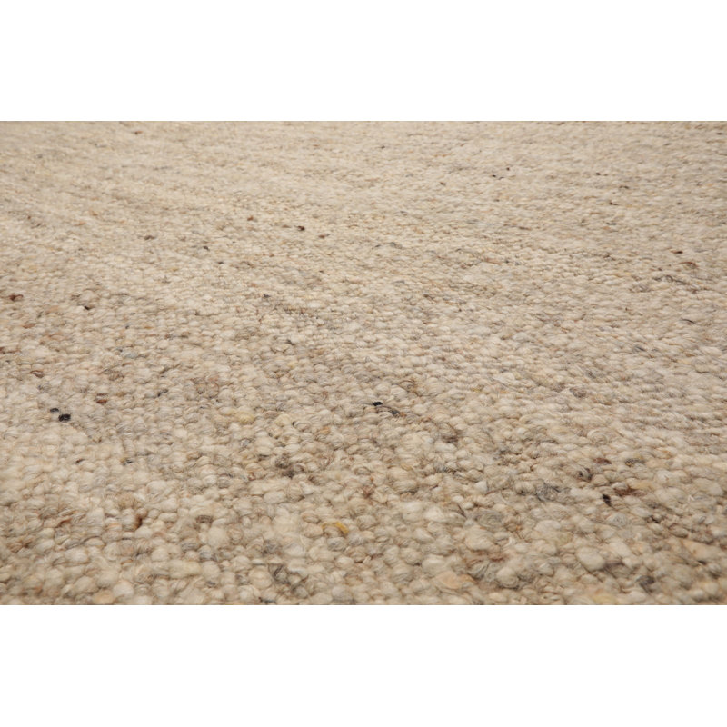 Tapis rectangulaire en laine One-of-a-Kind Rectangle Jeevun: 9 pi 4 po x 11 pi 9 po