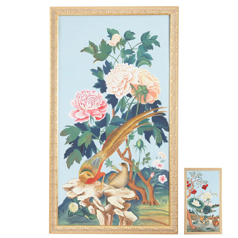 Panneau Baxter B - Peinture sur toile encadrée
