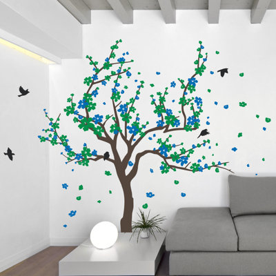 Adhésif décoratif cerisier japonais