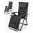 Padded Zero Gravity Folding Chair, Patio Reclining Lounge Chair with Cup Holder, Removable Cushion Lounger, Support 440lbs-1935276939-1935276937