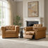 Burbank Traditional Genuine Leather Power Recliner