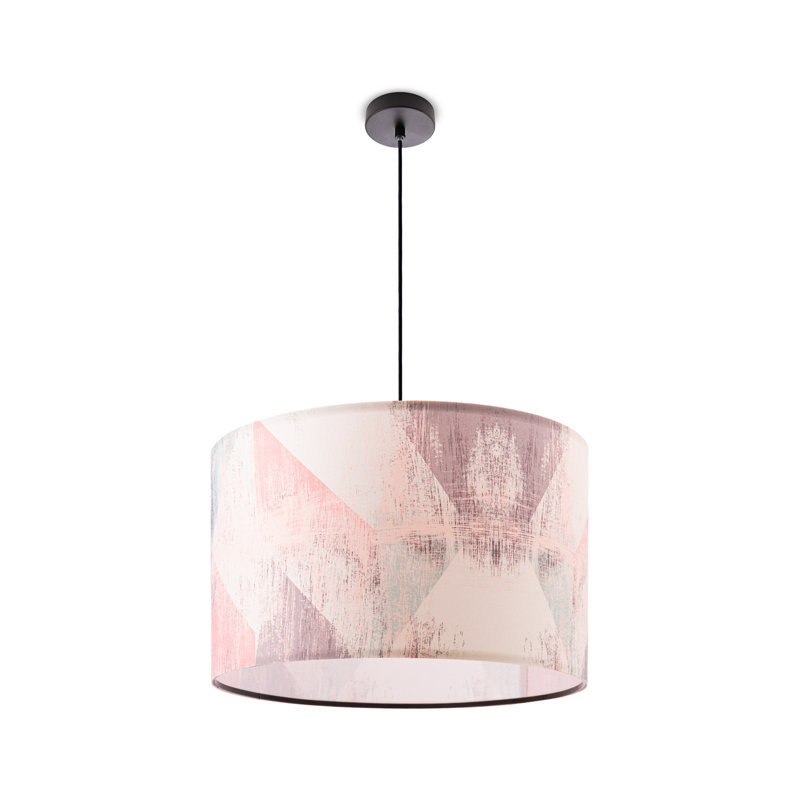 Shawny 1 - Light Black Drum Pendant