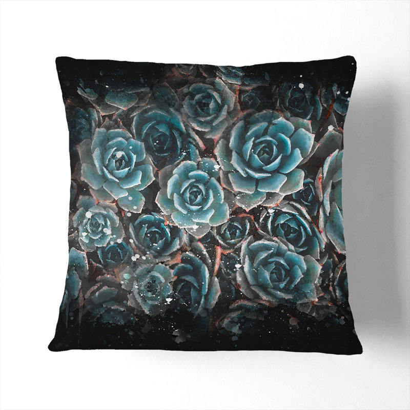 Square Throw Cushion, 40cm H x 40cm W x 15cm D