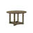 Weathered Oak Finish Round Dining Table