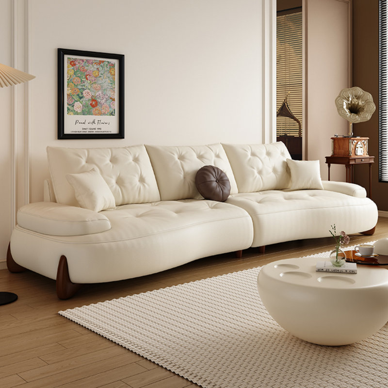 Modern Simple Cream Style Design Sofa