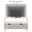 Sala Unfinished TV Stand for TVs up to 32" with Fireplace Included-1453276053
