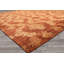 Tapis tibétain en laine, bambou et soie, couleur or rouille, tissé à la main, 2,74 m x 3,63 m