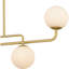 Luminaire pour îlot doré 5 lumières Idaya
