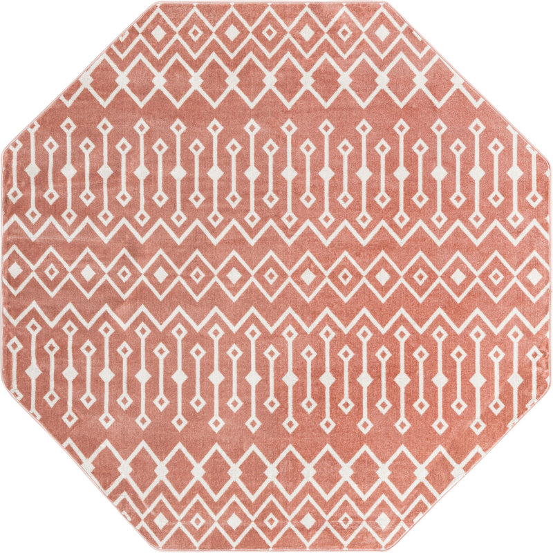Tapis marocain pêche, Octogone 7 pi
