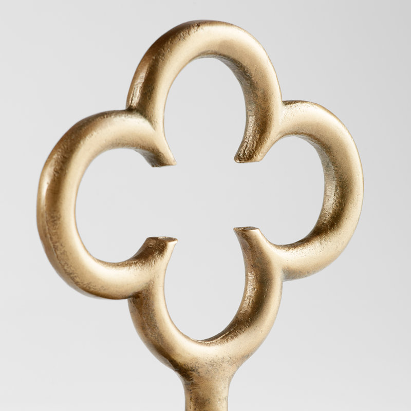 Sculpture Folium, H 8,75 po x l 6 po x P 4 po