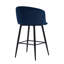 Meurer Upholstered Counter Stool with Metal Frame-576909832