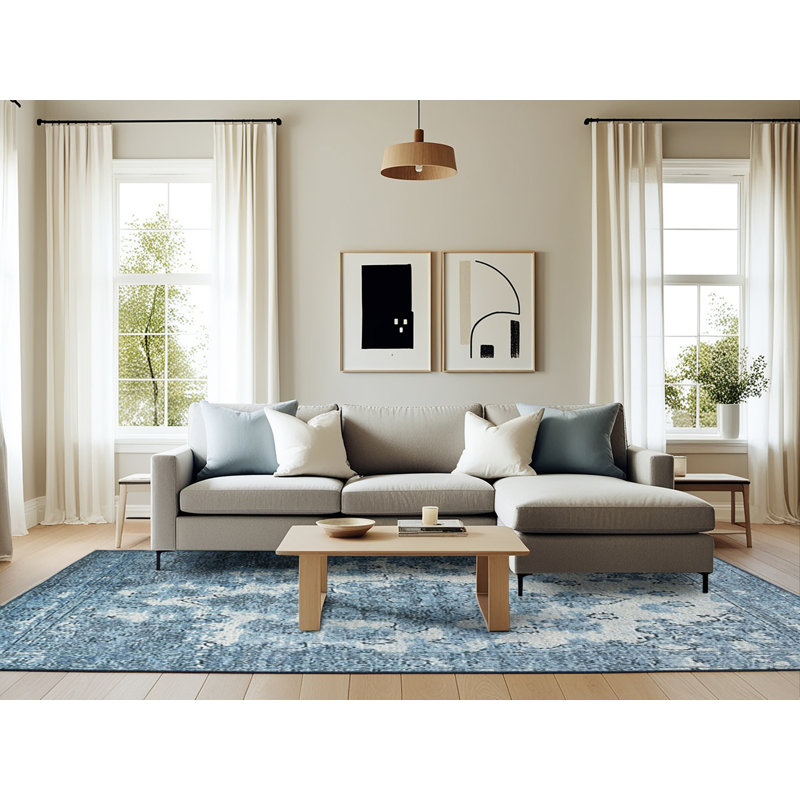 Ciardha Oriental Indoor Rug, Rectangle 6' x 9'