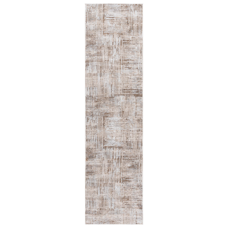 Finley Modern 336 Performance Abstract Rug, Runner 2'2" x 10'