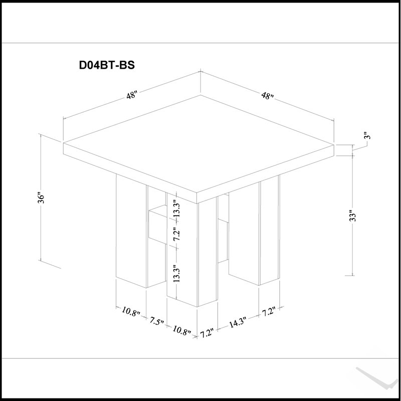 La table de bar naturelle MIKHA avec surface spacieuse et fabrication durable est parfaite pour les cuisines modernes et les espaces de divertissement.