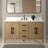 Chambery 60" Single Sink Bathroom Vanity with Engineered Marble Top-94811339-94811340