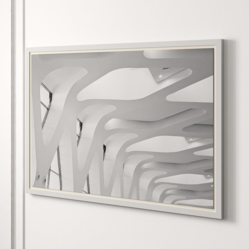 Architectural Moment 6' Framed Photographic Print on Glass