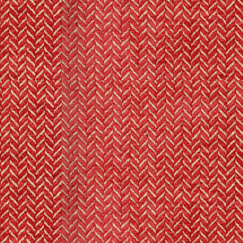 Chambery Textures Mottaret Chenille Cotton Blend Fabric, Ruby