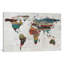 «Painted World Map IV», reproduction d'art sur toile tendue-1505615161-1557109292-1557109295