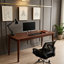 Bureau d'écriture compact en bois massif pour petites chambres et espaces restreints