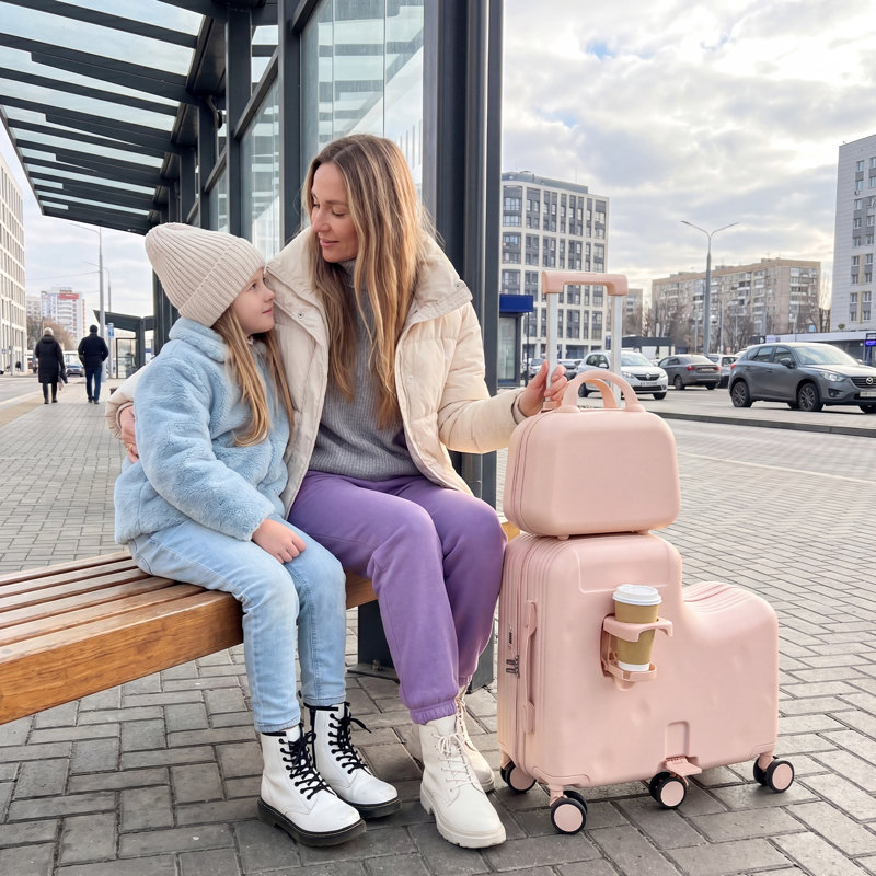 Valise Ride-On, Rose