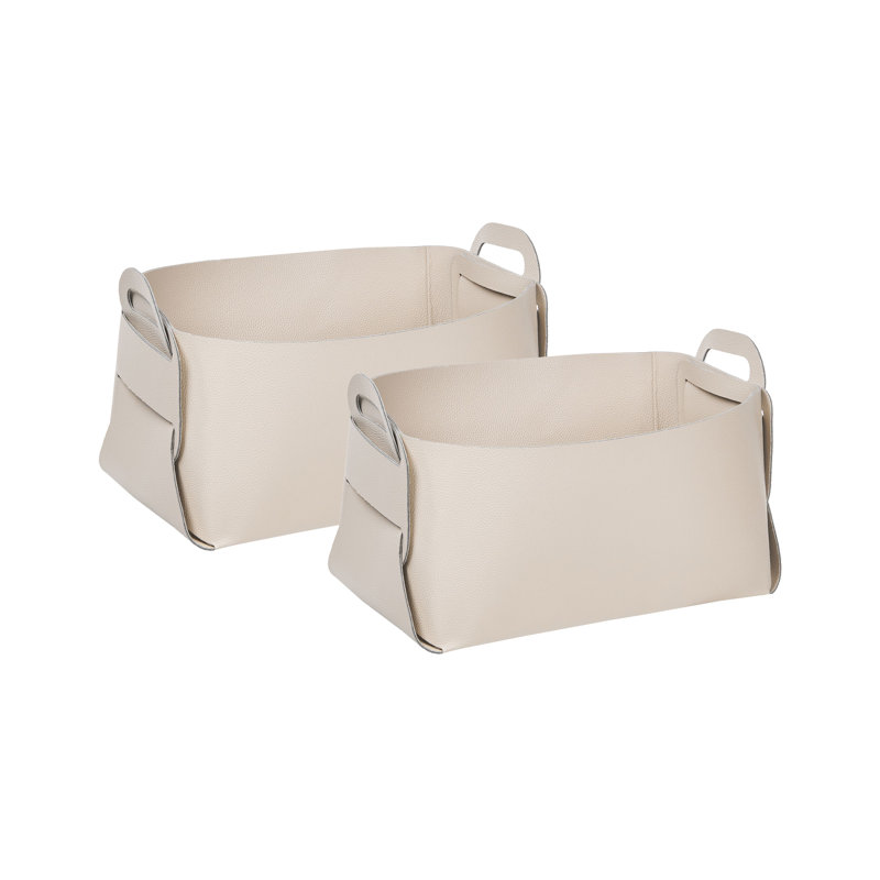 17 Stories NUZI Decorative Basket, Beige