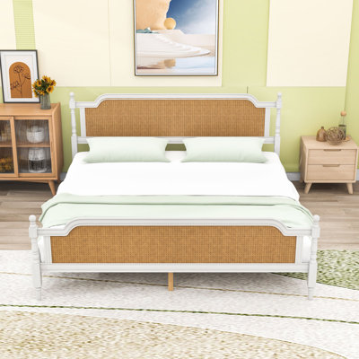 Platform Bed with Wood Construction and Headboard,Footboard by Bay Isle Home