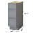 12" W Birch Plywood Freestanding Single Base 3 Drawers Storage Cabinet-95216793