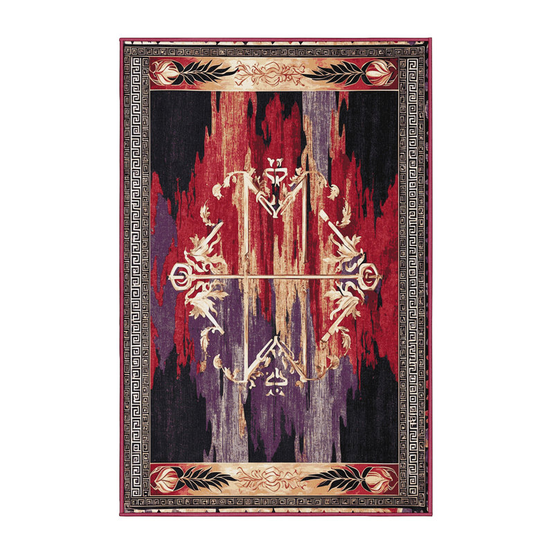 Pythagorean Lines Rug, Rectangle 5' x 8'