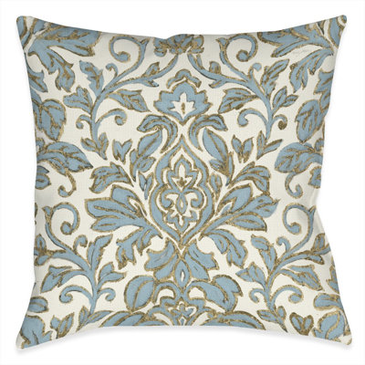 Antique Damask Indoor Decorative Pillow