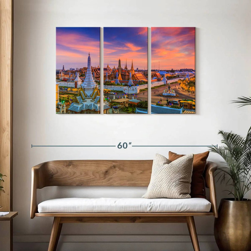Rorry Wat Phra Kaew Sunset, 28" H x 45" W