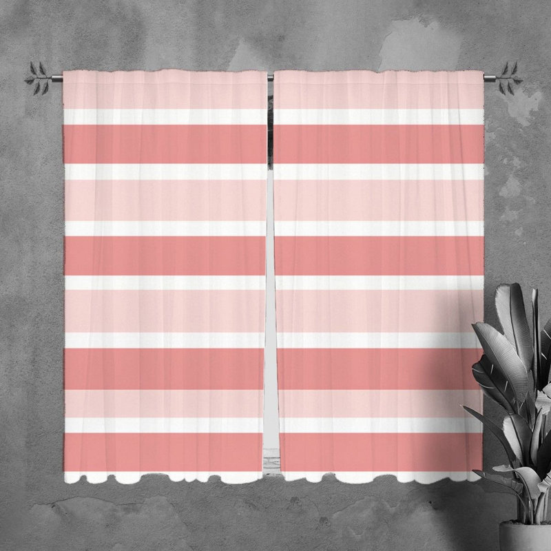 Paire de rideaux obscurcissant en polyester Ziyu, L 20 po x L 82 po