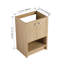 Armoire de meuble-lavabo autoportante 24 po, contreplaqué de chêne, 2 portes à fermeture douce (sans le lavabo) | Idée de cadeau