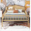 Lit plateforme simple en bois avec tête de lit en forme de maison, éclairage à DEL et rangement intégré, finition naturelle-1775211460-1775211461