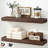 2 Pieces Floating Shelves, Wall Shelf Display Shelves for Living Room/Bedroom/Bathroom/Kitchen-1233567940-1233567936
