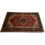 Paisleymae Oriental Area Rug in Red