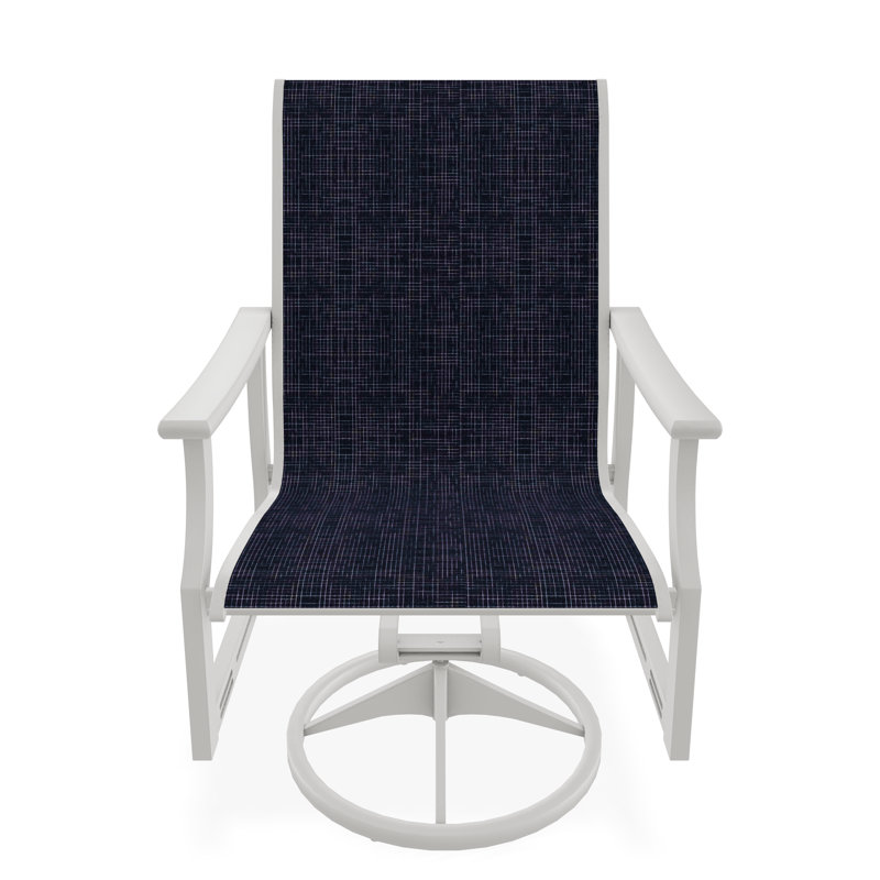 St. Catherine Polymer Outdoor Lounge Chair, Snow, White 6D Sunbrella®