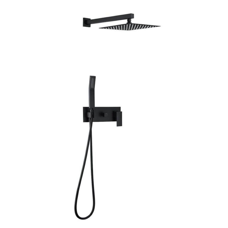 All-In-One Kit with Rough in-Valve, Matte Black