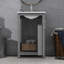 Petit meuble-lavabo moderne avec lavabo en céramique-116119044