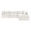 Canapé modulaire rembourré 5 pièces Annabella-114979945