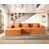 Velours côtelé orange