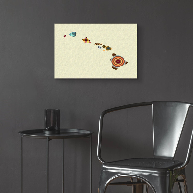 Art épique «Hawaii State Map» par Lanre Adefioye, Acr «Hawaii State Map» par Lanre Adefioyue
