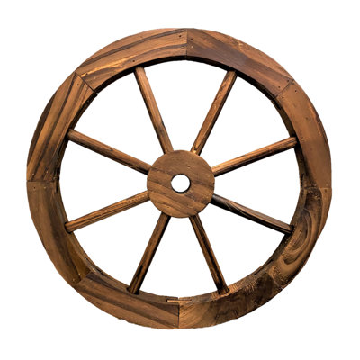 Roue de chariot en bois 15,75 po