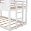 Twin Over Bunk Bed With Windows - Provide A Relaxing And Safe Sleep Space House Slide Made Of Materials For Long-term Use