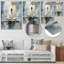 Yoga serein zen pastel III - décoration murale yoga en métal-1705666776
