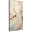 Baek - Élégante peinture rétro sur toile, plumes de paon et arbre à fleurs pour embellir le salon, toile tendue avec cadre en pin, 20 po x 40 po-1420156791-1420156765