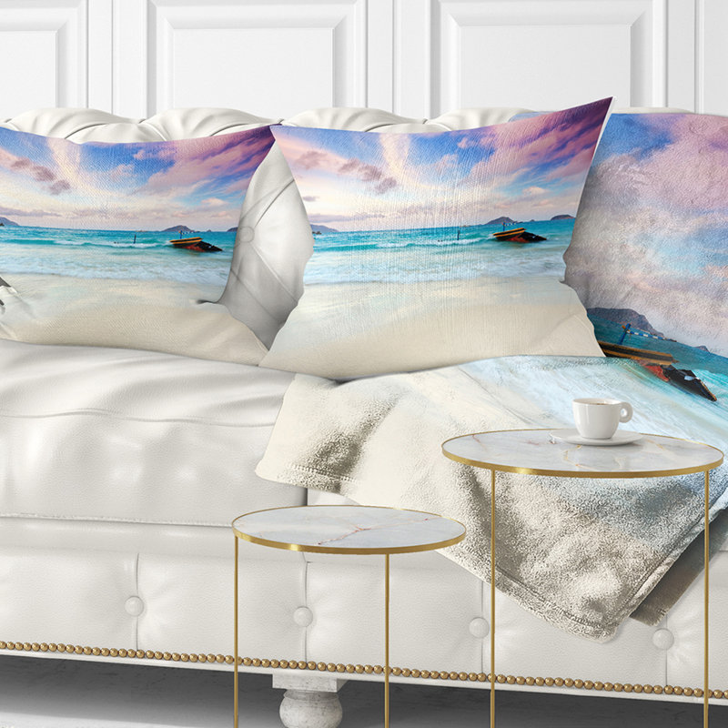 Coussin Seascape, 16 po x 1 po, Carré